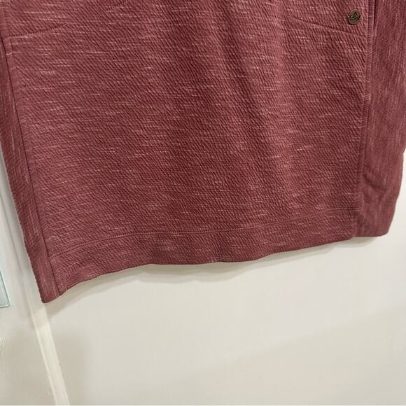 prAna Women's Sunrise Dress, Cowl Neck, Sweater, Recycled, Pink, Small - Picture 6 of 13